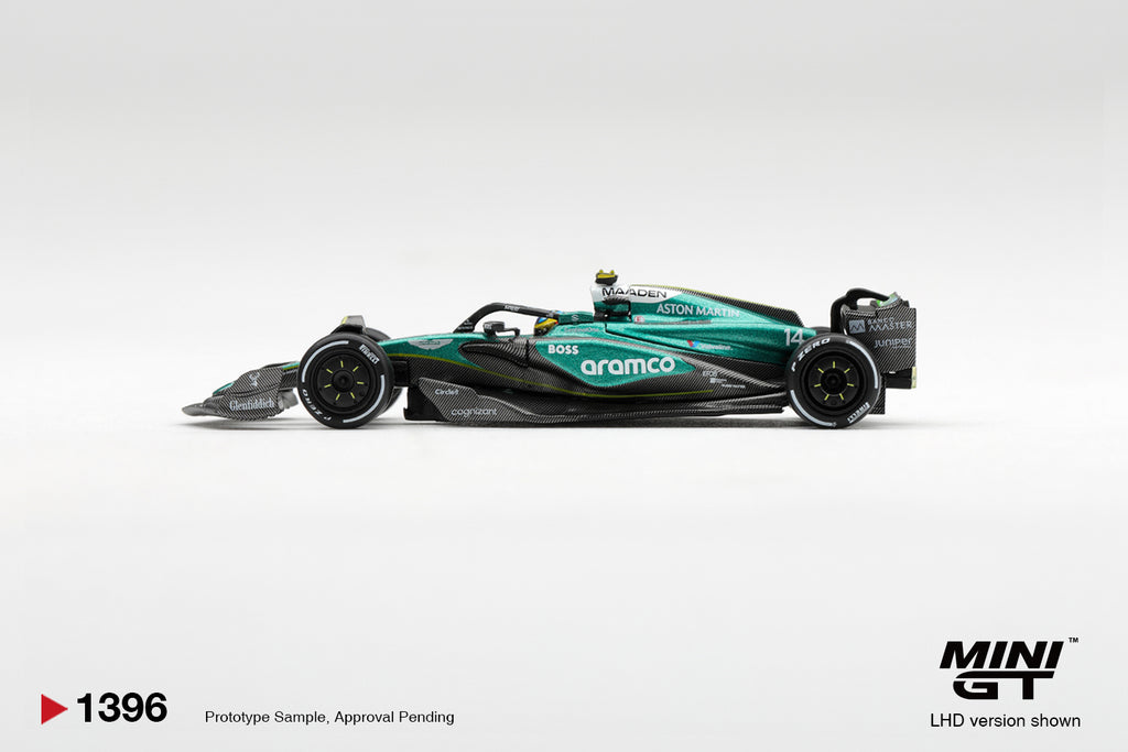 Mini GT Aston Martin AMR24 #14 Fernando Alonso LAS Vegas GP 2024 – Ansicht 4