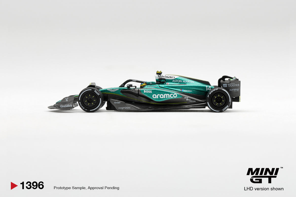 Mini GT Aston Martin AMR24 #14 Fernando Alonso LAS Vegas GP 2024 – Ansicht 4