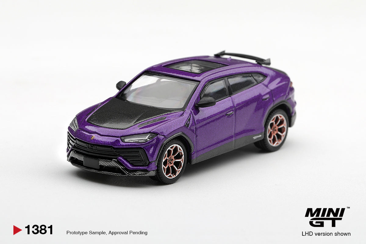 Mini GT Lamborghini Urus Performance Viola Pasifae 2023 – Ansicht 2