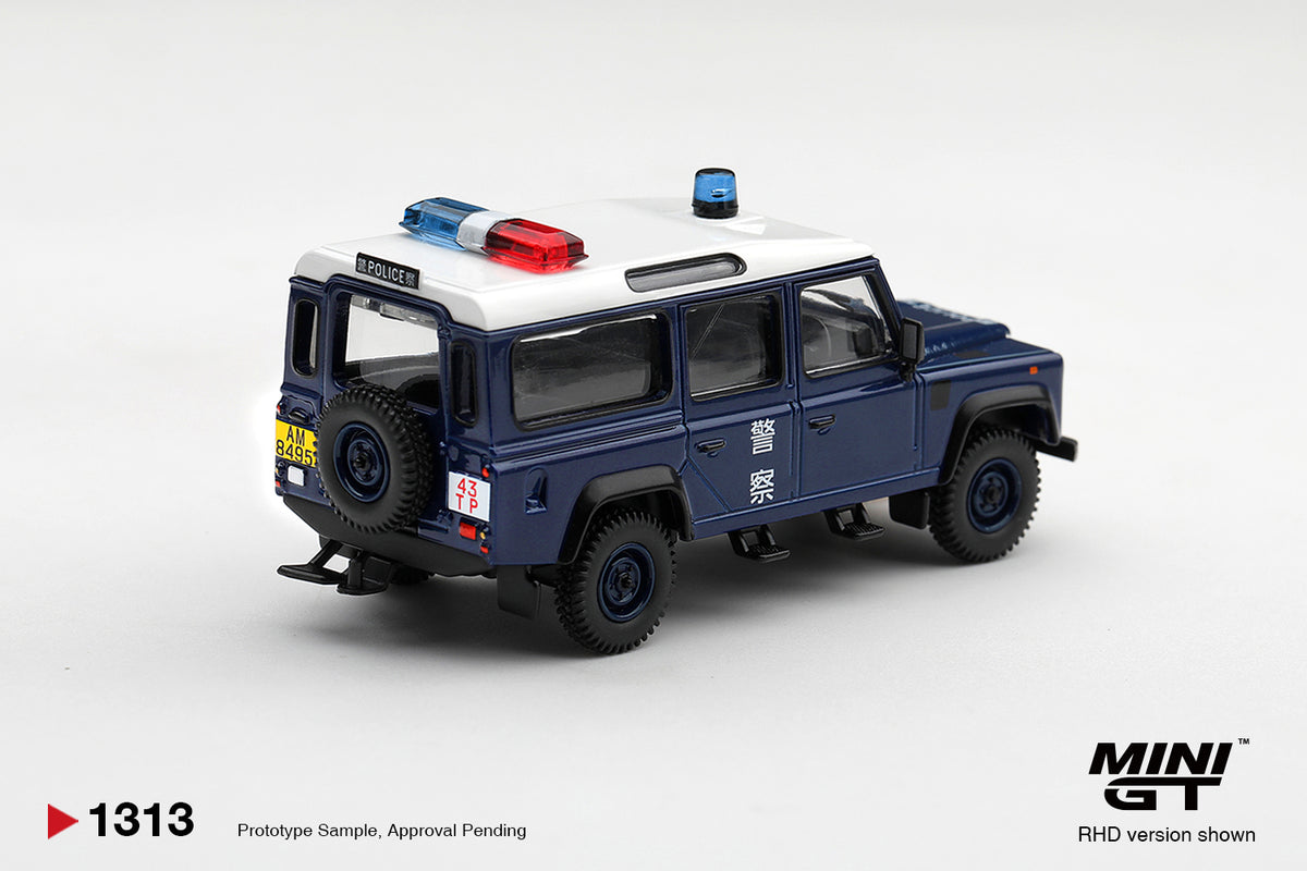 Mini GT Land Rover Defender 110 Royal HK Police Tai Po District HK Exclusive – Ansicht 3