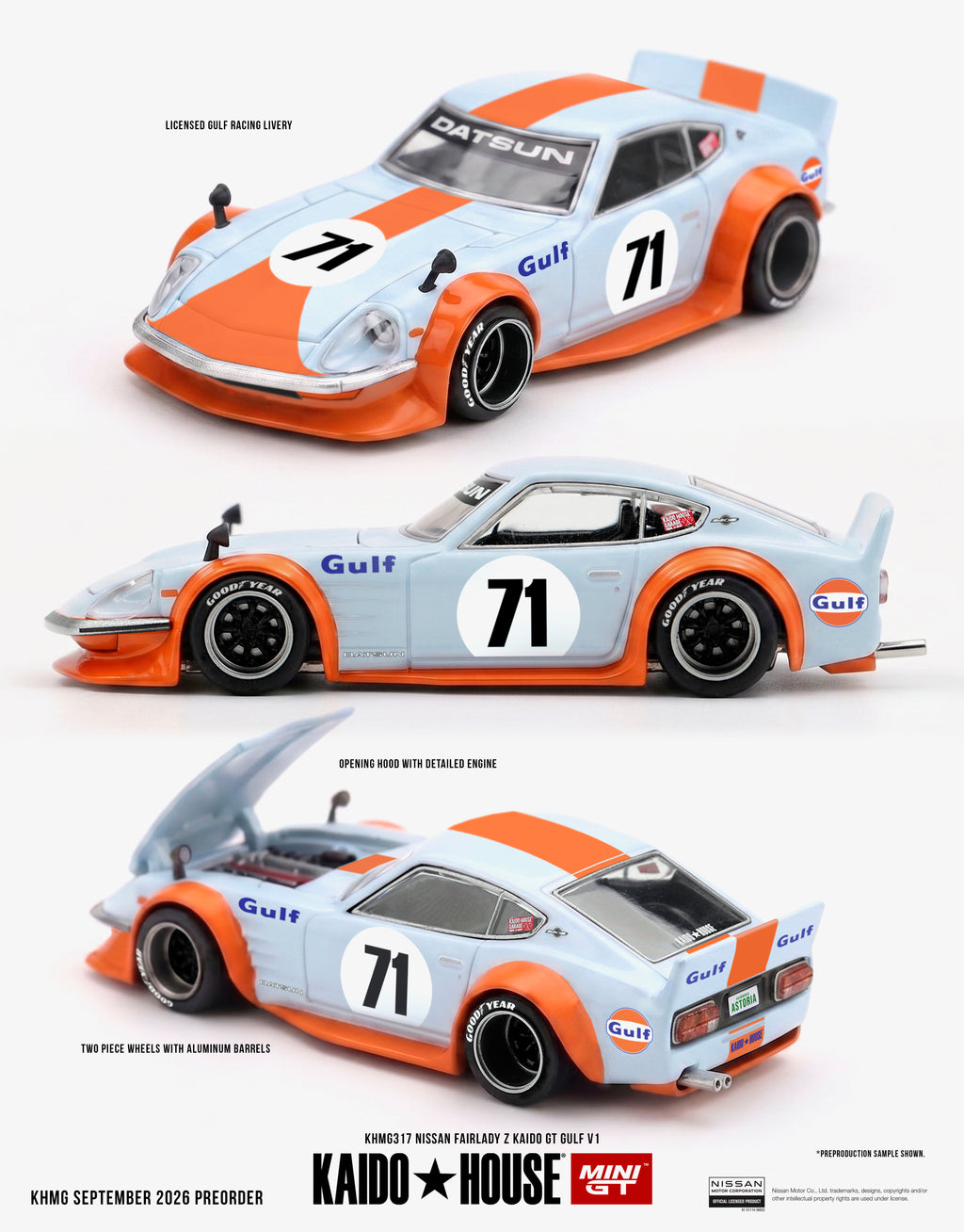 Kaido House Nissan Fairlady Z Kaido GT Gulf V1 1978 – Ansicht 2