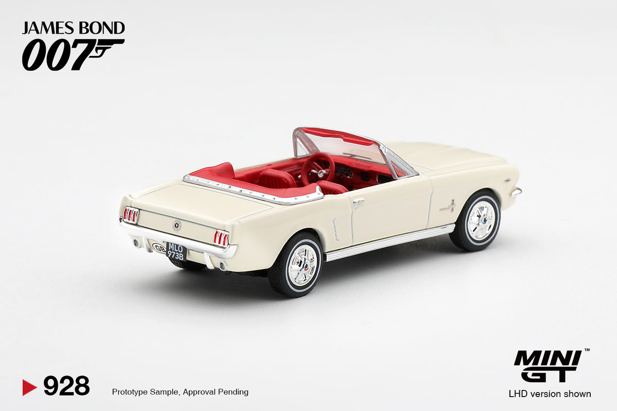 Mini GT Ford Mustang Convertible Goldfinger French Blister Packaging 1964 – Ansicht 3