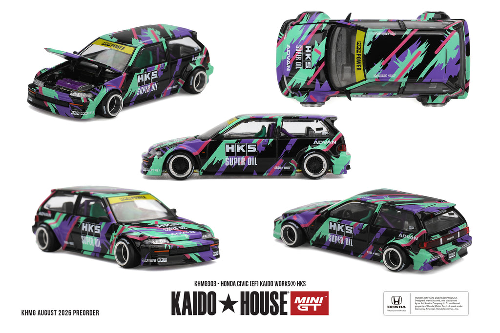 Kaido House Honda Civic (ef) Kaido Works HKS 1987 – Ansicht 2