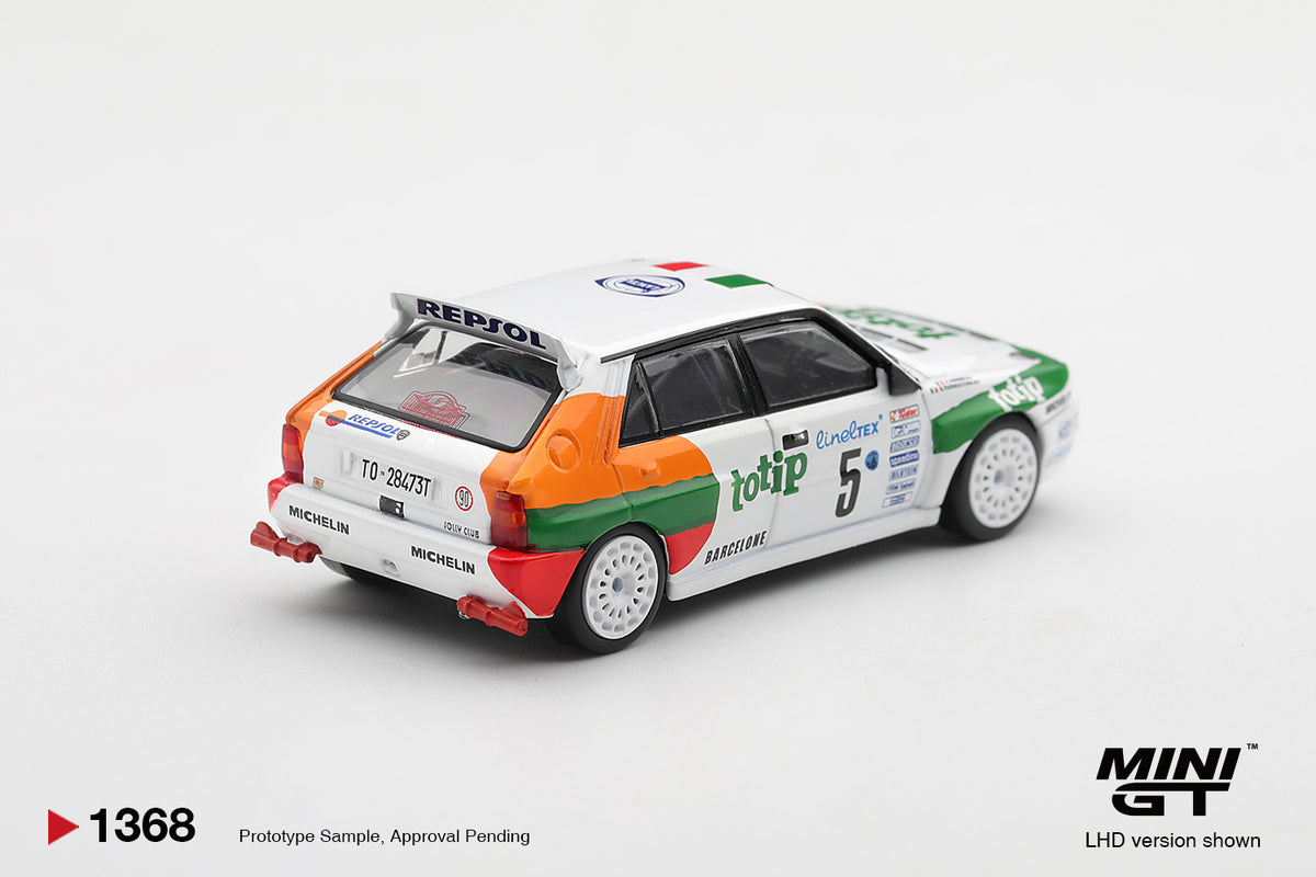 Mini GT Lancia Delta HF Integrale Evolution #5 Andrea Aghini Rallye Monte-Carlo 1993 – Ansicht 3