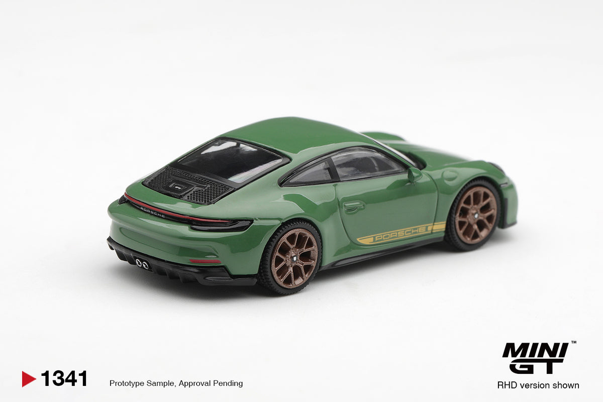 Mini GT Porsche 911 (992) GT3 TOURING AURATIUM GREEN 2022 – Ansicht 3