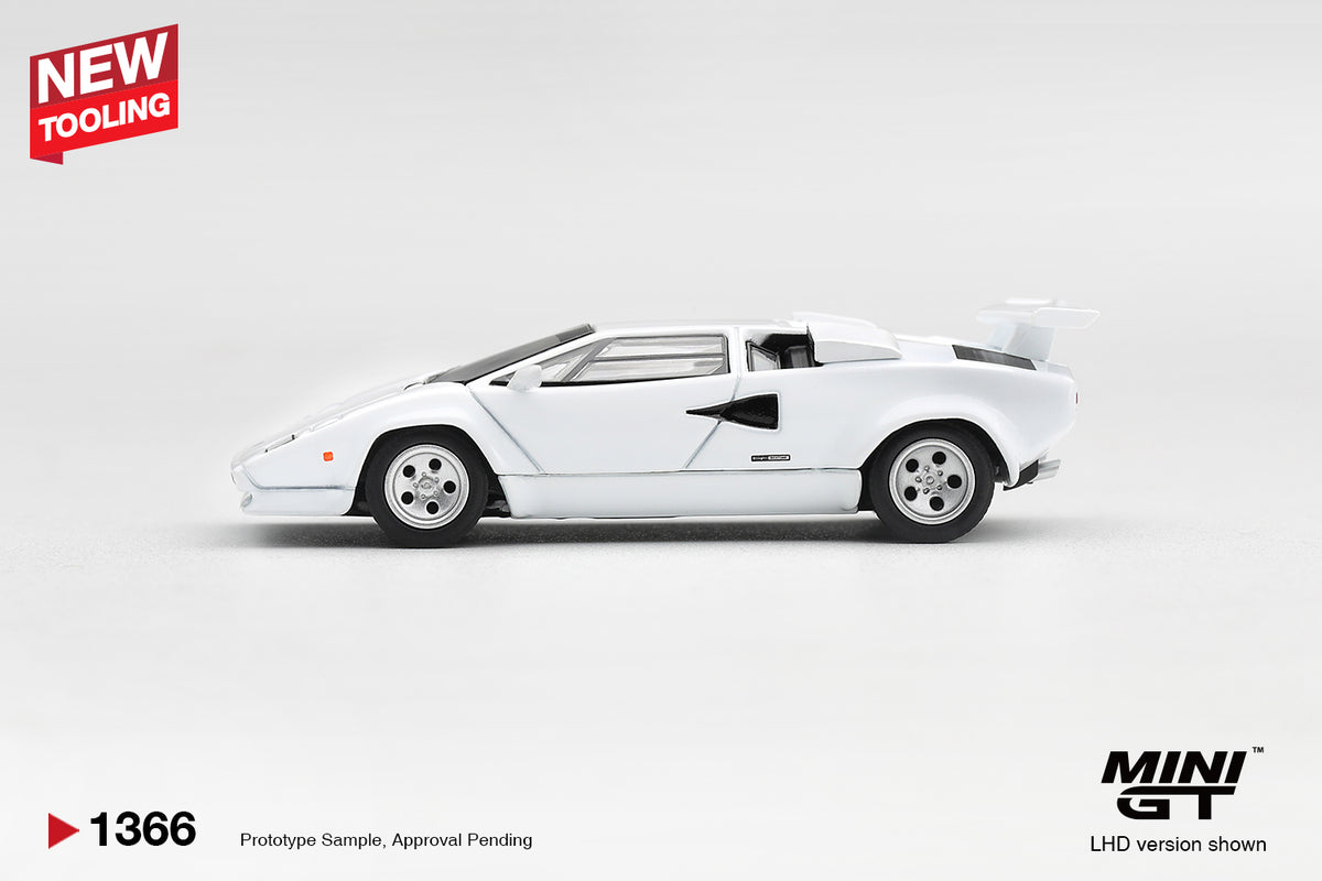 Mini GT Lamborghini Countach LP500S Bianco 1982 – Ansicht 4