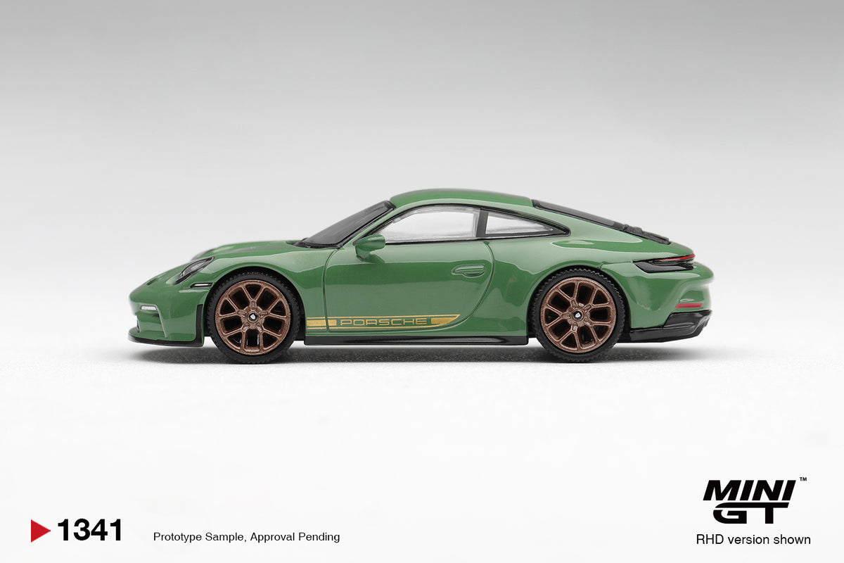 Mini GT Porsche 911 (992) GT3 TOURING AURATIUM GREEN 2022 – Ansicht 4