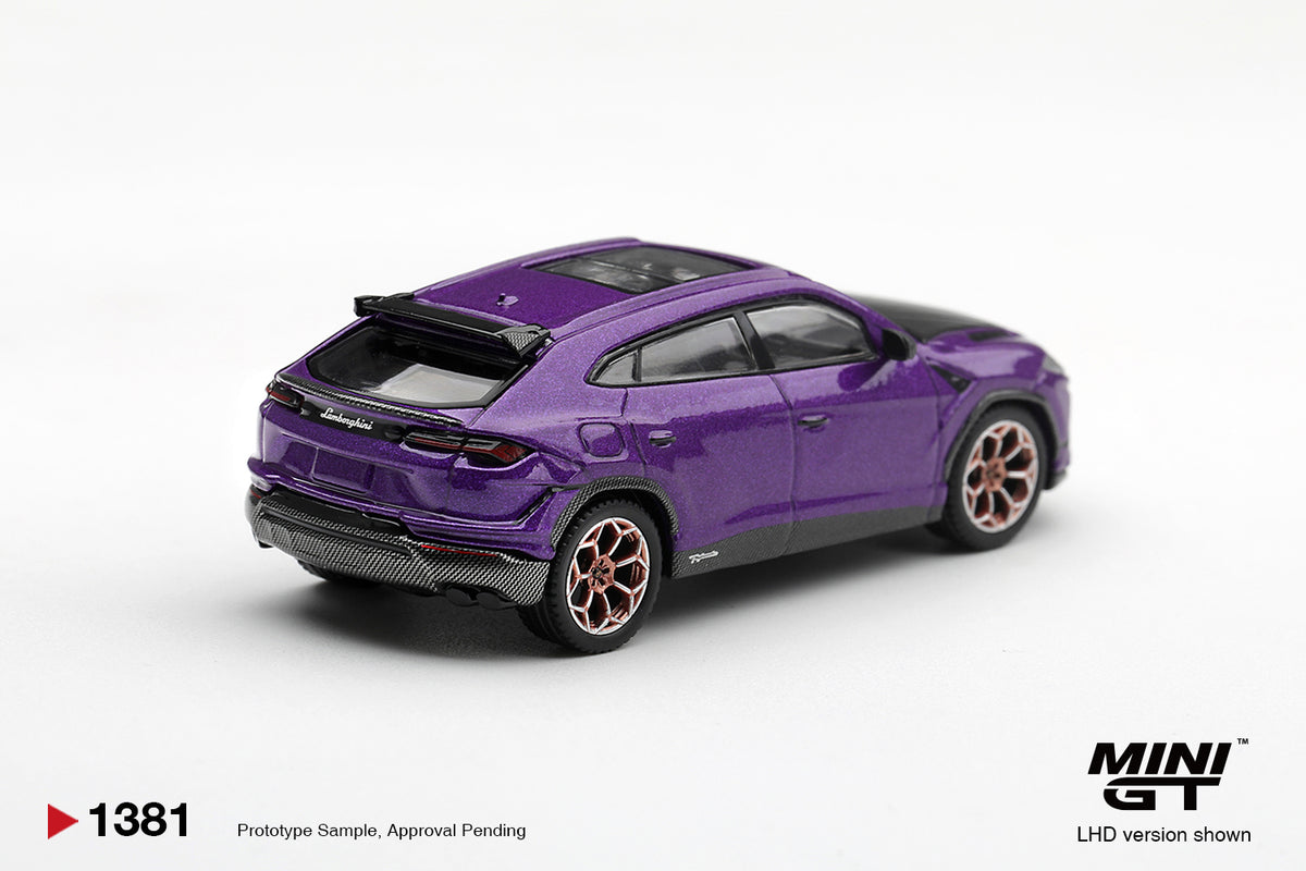 Mini GT Lamborghini Urus Performance Viola Pasifae 2023 – Ansicht 3