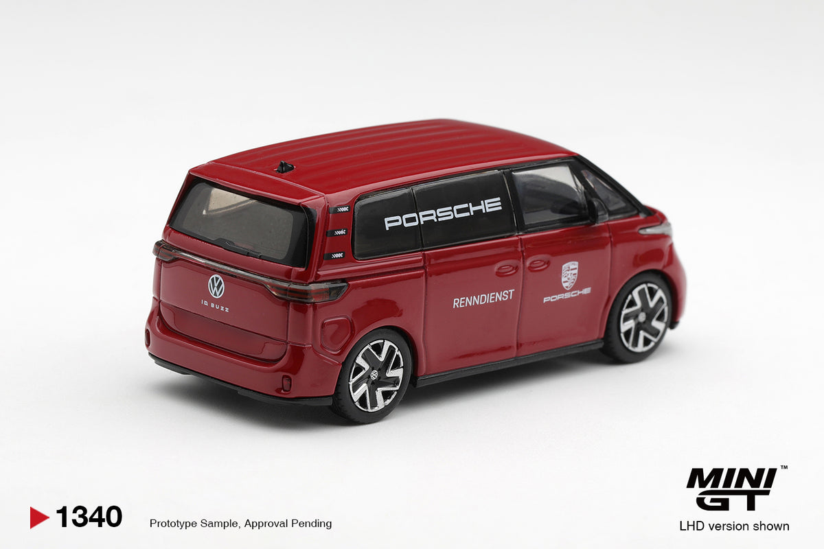 Mini GT Volkswagen Id.buzz Porsche Renndienst RED 2022 – Ansicht 3