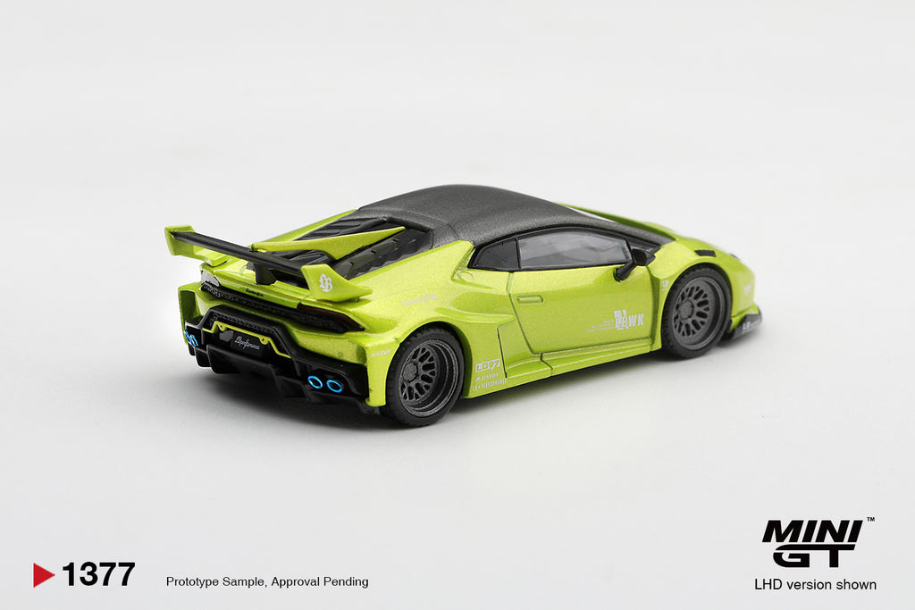 Mini GT Lamborghini Huracan LB★Works Lime Metallic 2023 – Ansicht 3