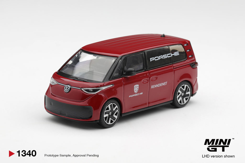 Mini GT Volkswagen Id.buzz Porsche Renndienst RED 2022 – Ansicht 2