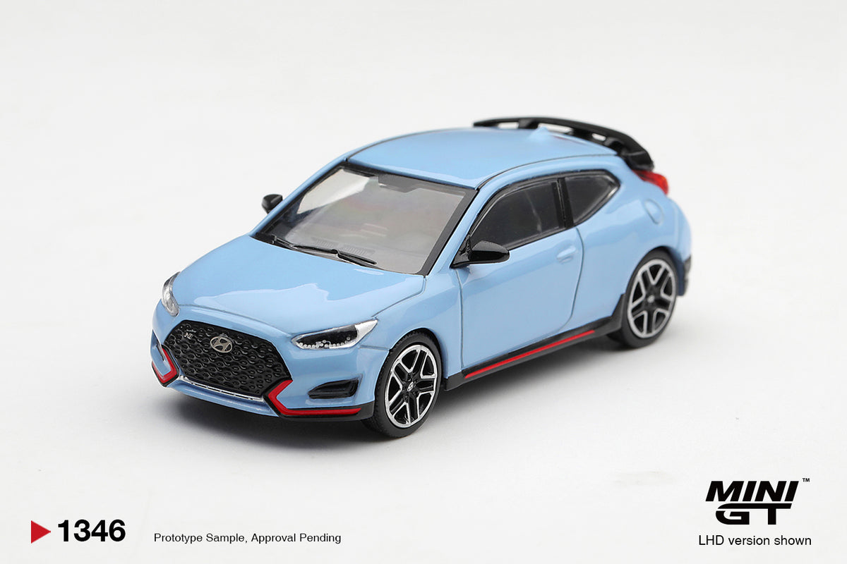 Mini GT Hyundai Veloster N Performance Blue – Ansicht 2