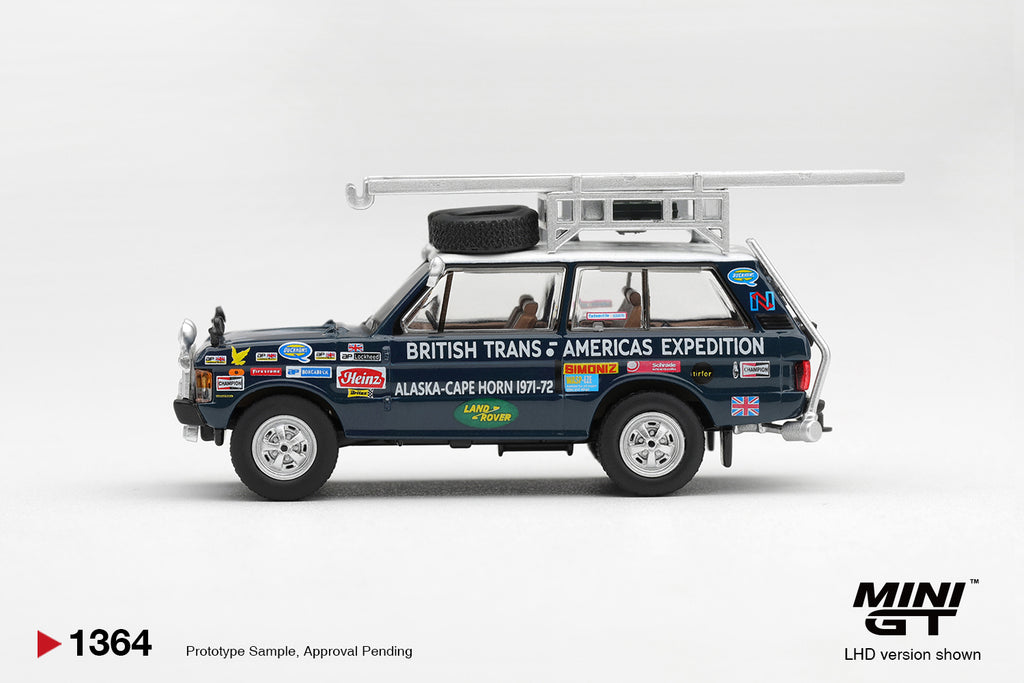 Mini GT Land Rover Range Rover British Trans-Americas Expedition 1971 – Ansicht 3