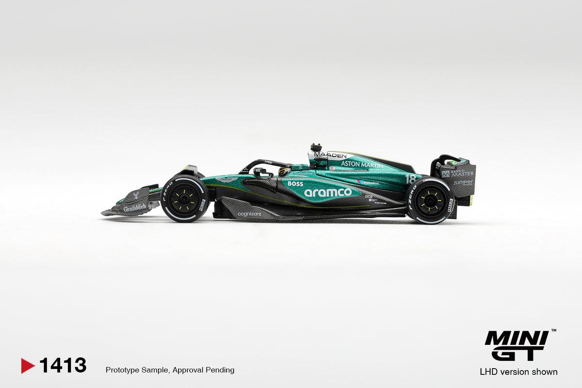 Mini GT Aston Martin AMR26 #18 Lance Stroll LAS Vegas GP 2024 – Ansicht 4