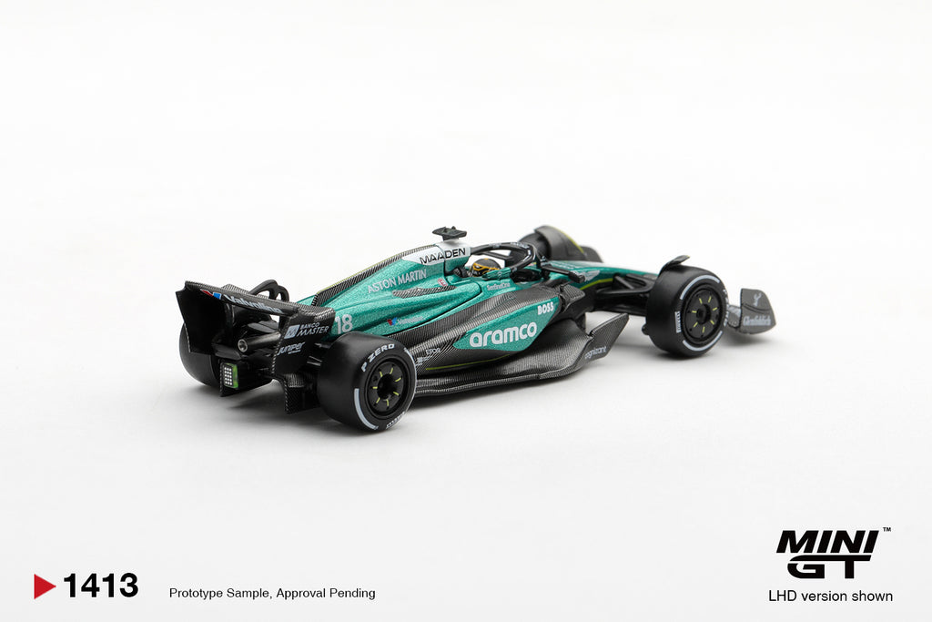 Mini GT Aston Martin AMR26 #18 Lance Stroll LAS Vegas GP 2024 – Ansicht 3