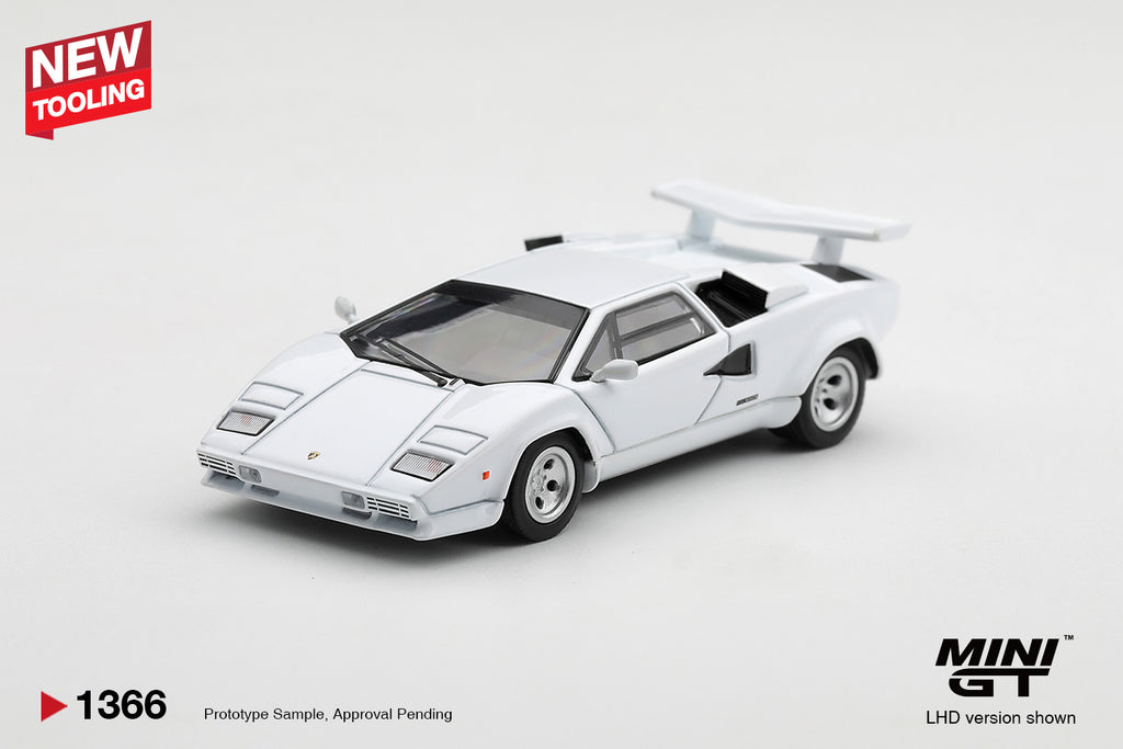 Mini GT Lamborghini Countach LP500S Bianco 1982 – Ansicht 2