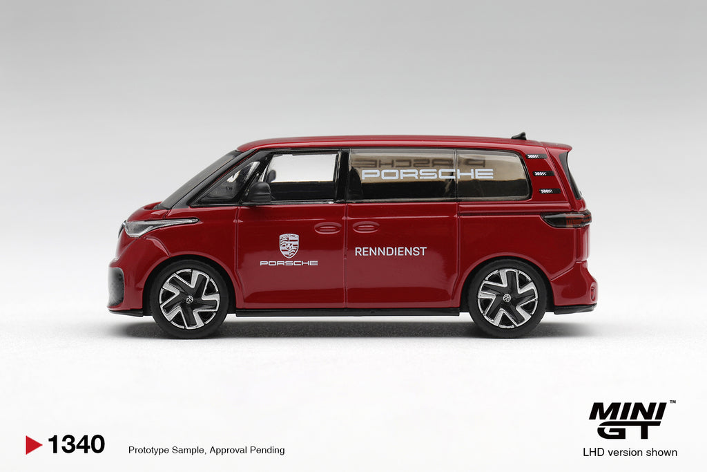 Mini GT Volkswagen Id.buzz Porsche Renndienst RED 2022 – Ansicht 4