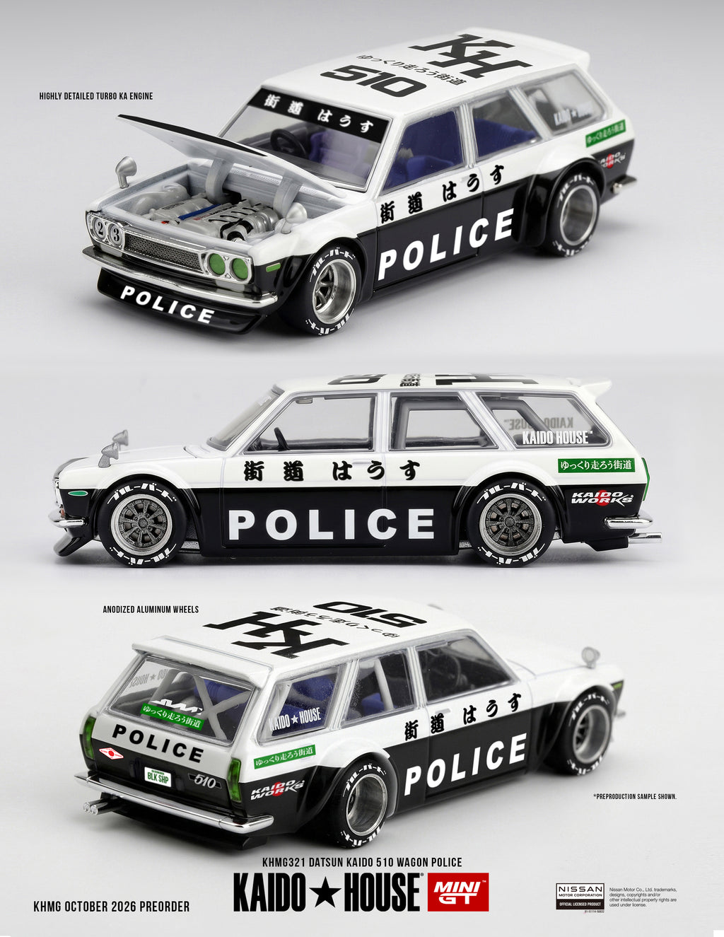 Kaido House Datsun 510 Datsun Kaido 510 Wagon Police 1969 – Ansicht 2